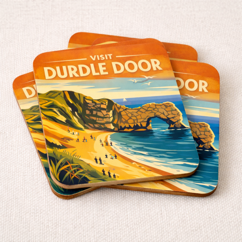 Durdle Door Dorset Travel Inspired Coasters