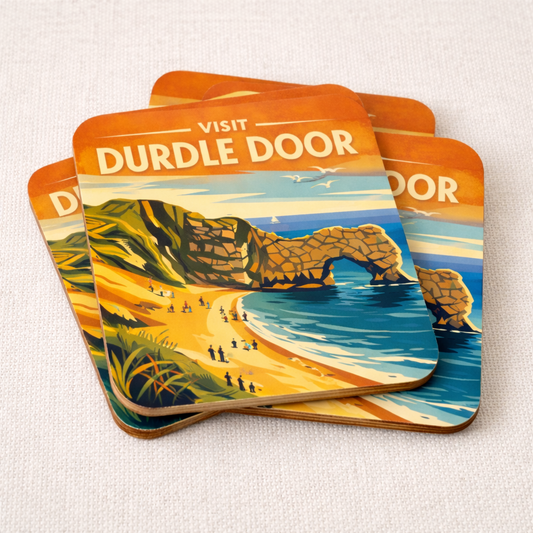 Durdle Door Dorset Travel Inspired Coasters