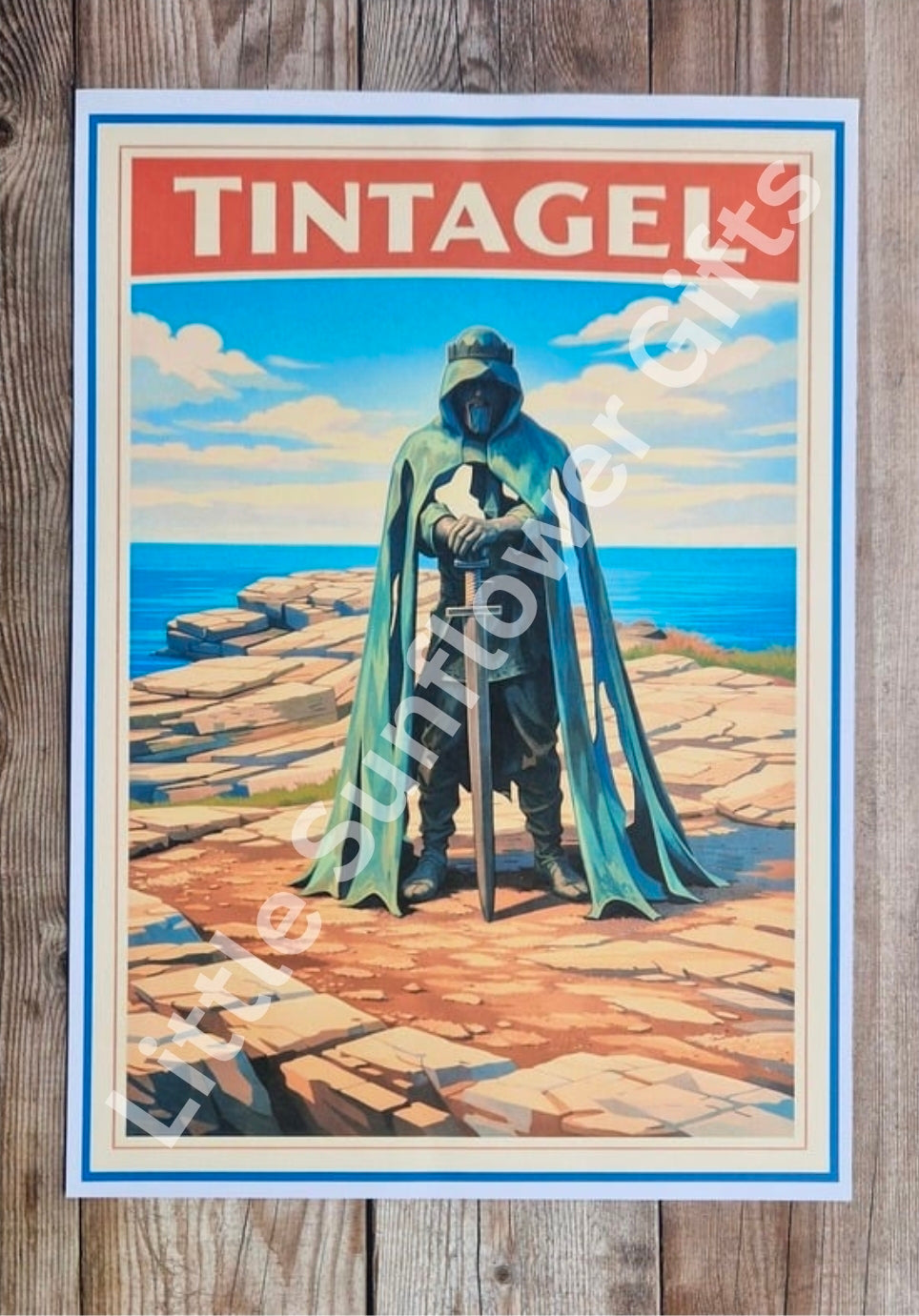 Tintagel Travel Poster