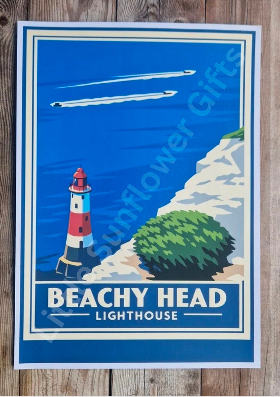 Beachy Head Travel Poster