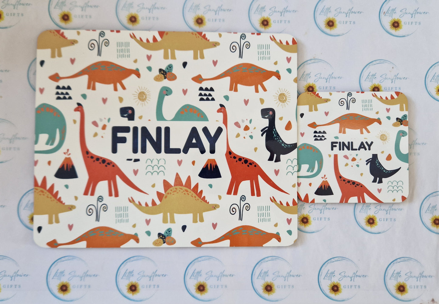 Dinosaur Placemat and Coaster