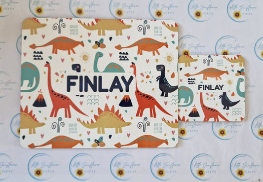 Dinosaur Placemat and Coaster
