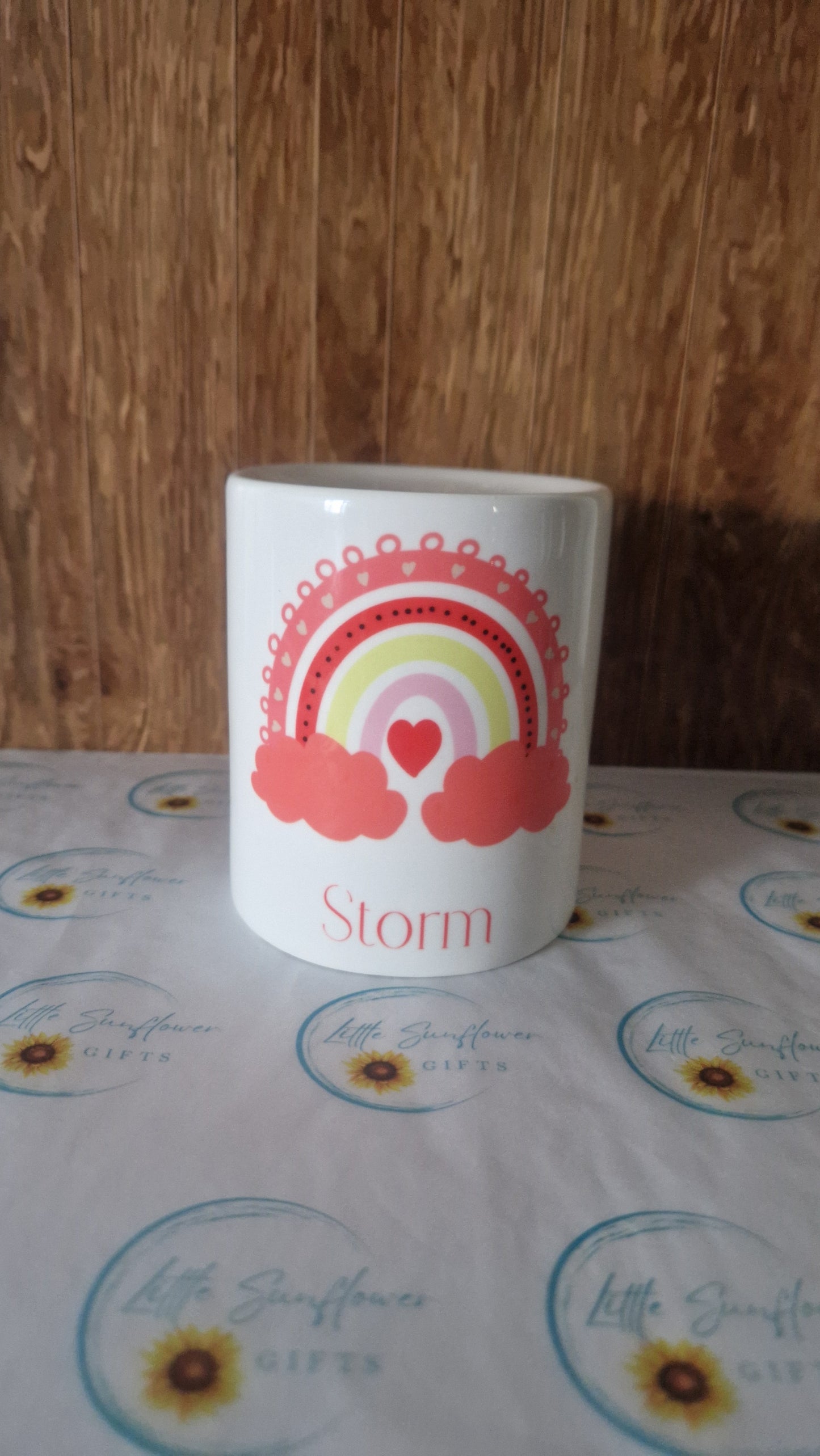 Personalised Rainbow Money Box