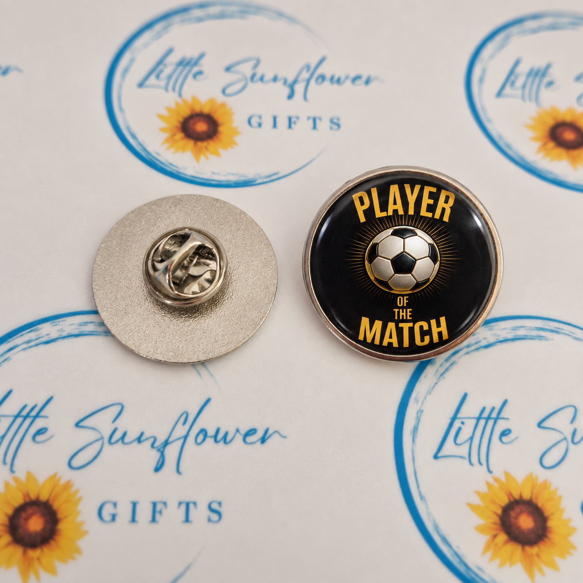 Player of the Match lapel pin badge