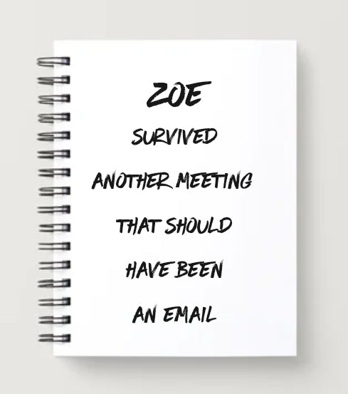 A5 NOTEBOOK survived another meeting